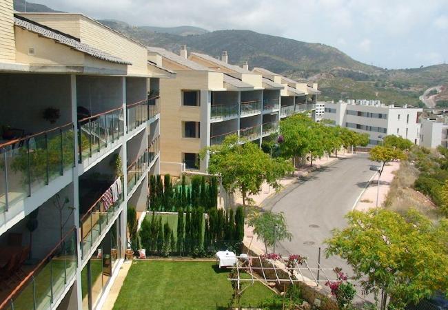 Vistas de los apartamentos Los apartamentos tienen vistas buenas del pueblo.