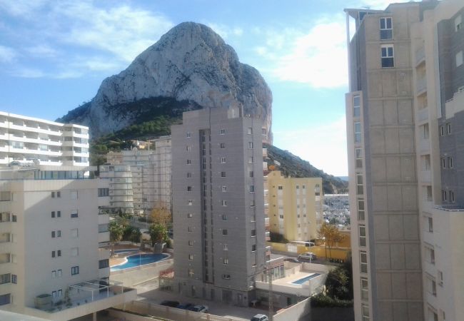 Vistas al Ifach Los apartamentos tienen vistas increíbles del parque nacional de Ifach.